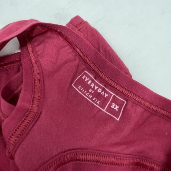 EVERYDAY Stitch Fix Thongs Womens 3X Made in Italy NEW Cotton Beige Red Lot of 8 - Picture 12 of 14